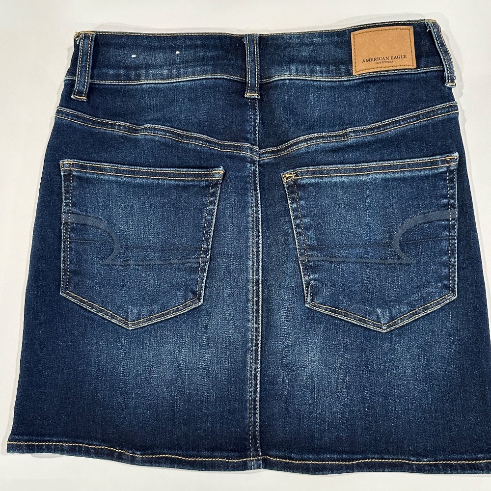 American Eagle - Next Level Stretch‎ Denim Skirt - Size 0 - NEW With Tags. - Picture 5 of 8